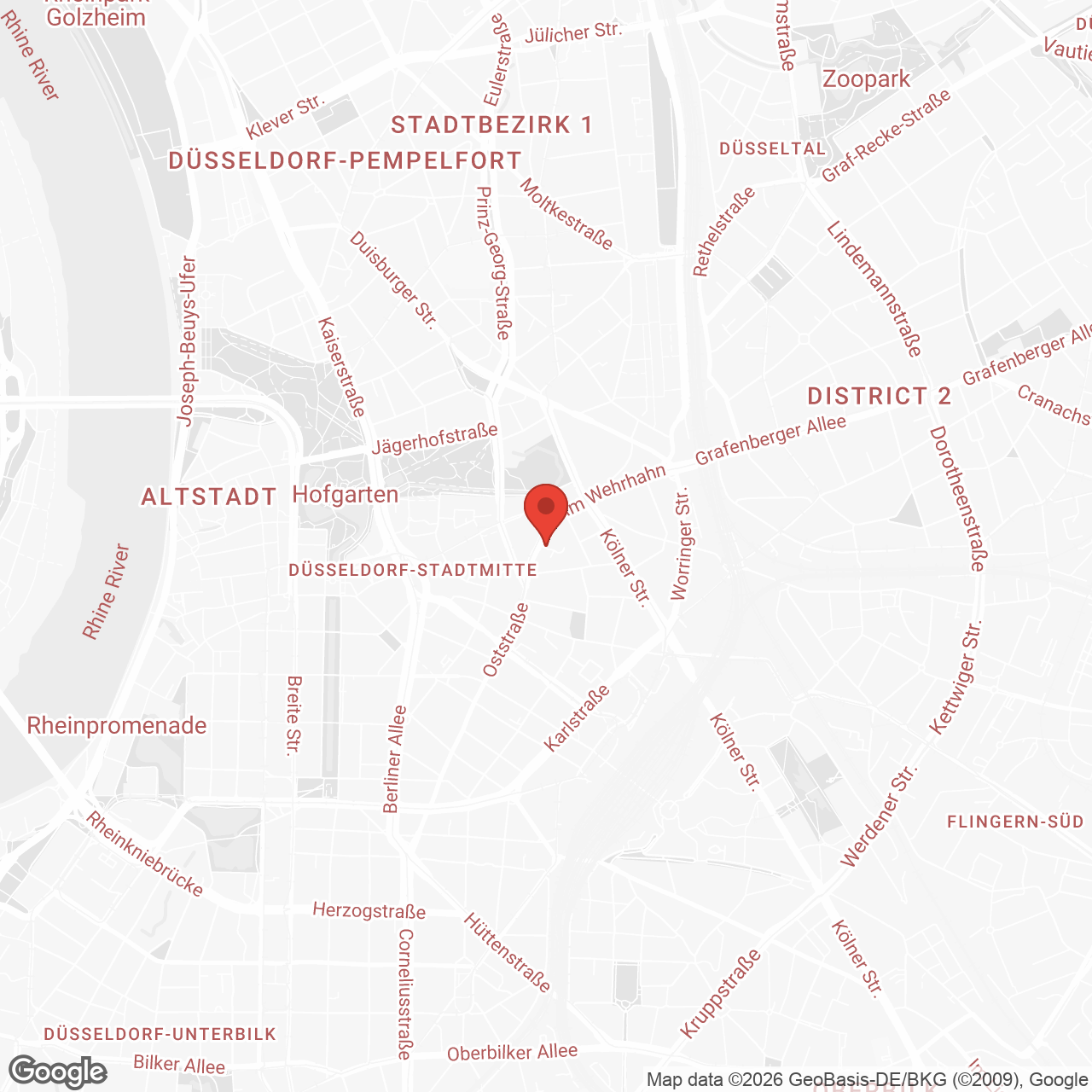 Map location